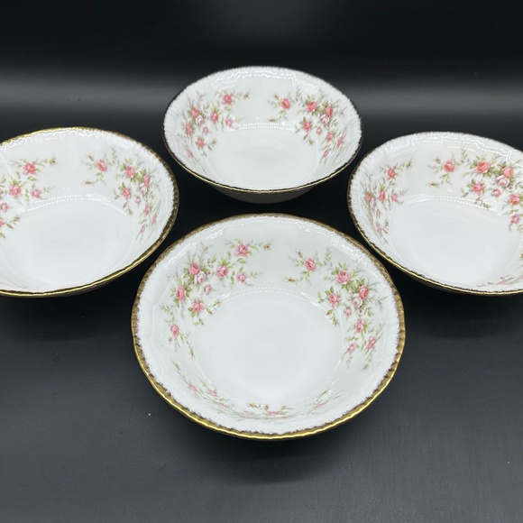 Paragon Victoriana Rose Cereal Soup Bowls(Set of 4) Bone China England - Picture 2 of 5